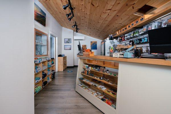 Inside the renovated Dispensary!