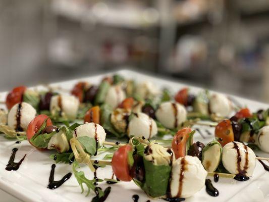 Mozzarella Caprese hors d'oeuvre