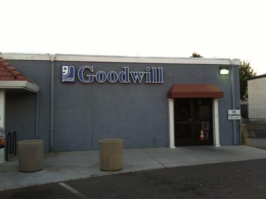 Goodwill store front.