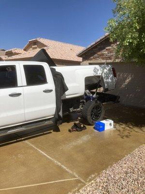 Fuel pump replacement.