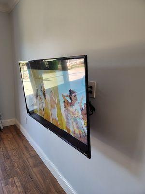 TV mount installation