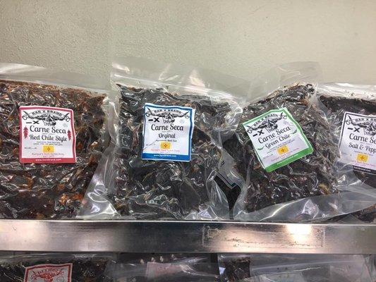 Our Famous Beef Jerky Chips are smaller pieces with more marbling for more flavor. Order yours today!