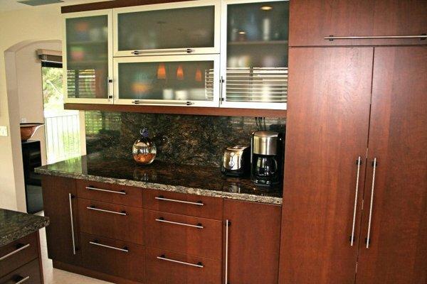 Here is a kitchen we designed. Let us help you design your dream kitchen.