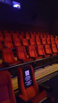 Seats in theater 5