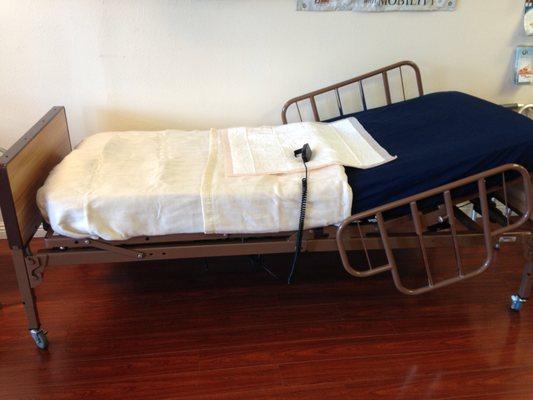 Hospital bed rentals available.