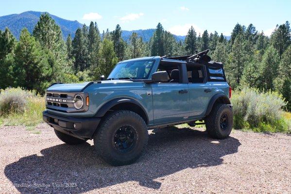 Ford Bronco at Pine Valley Utah