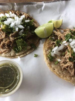 Authentic tacos from the lunch counter!