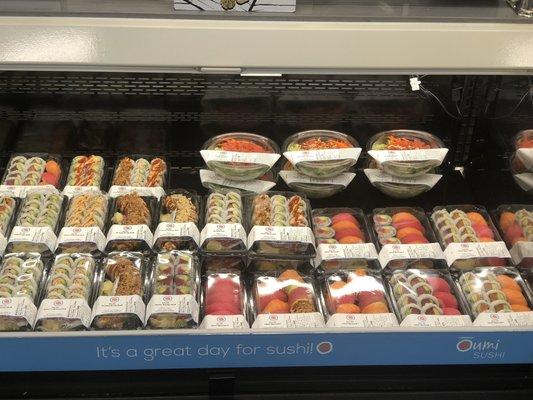 Grab and go sushi