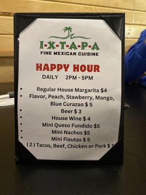 Ixtapa Happy Hour is fabulous!!