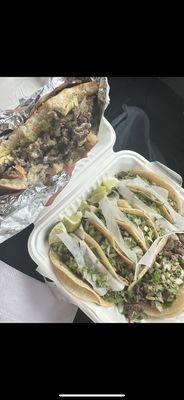 Torta and taco