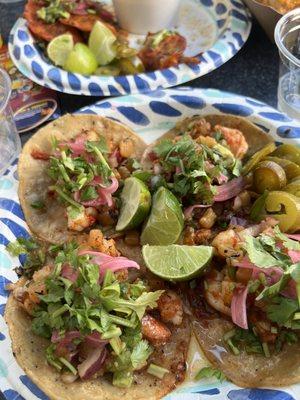 Shrimp tacos