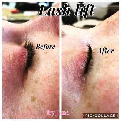 Natural look with lash lift everyday look.