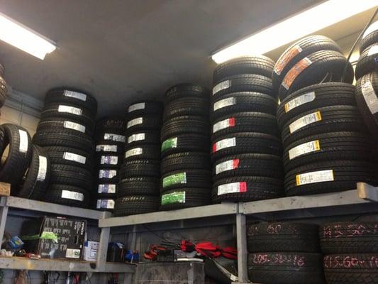 We sell new tires as well!