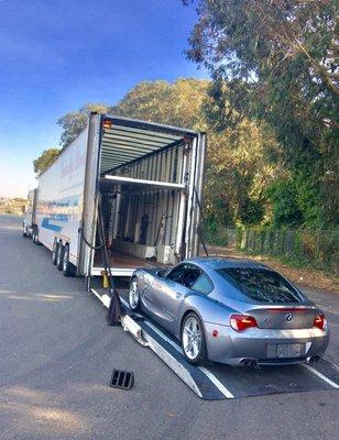 BMW Z4 M Coupe delivery