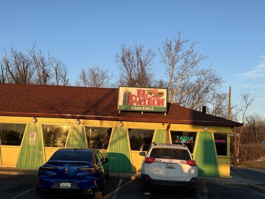 Outside view of restaurant