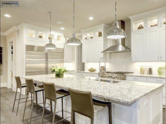 A complete kitchen remodeling near Collierville, TN effort offers the opportunity to upgrade to new appliances.