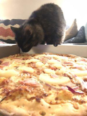 Skittles loves the Polynesian Call Girl special pizza