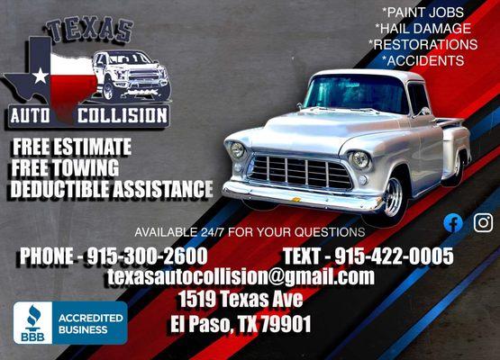 For all your auto needs
Get it done right the first time!