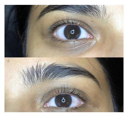 Lash lift from Priscilla. I've since started using a lash serum that she recommended (grande cosmetics)