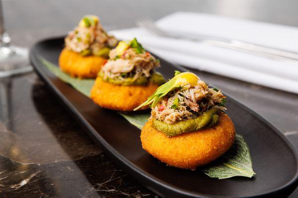 Crab Arepa Bites