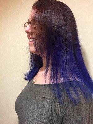 Tri color ombre from Barbara. Finished product was exactly what I asked for.