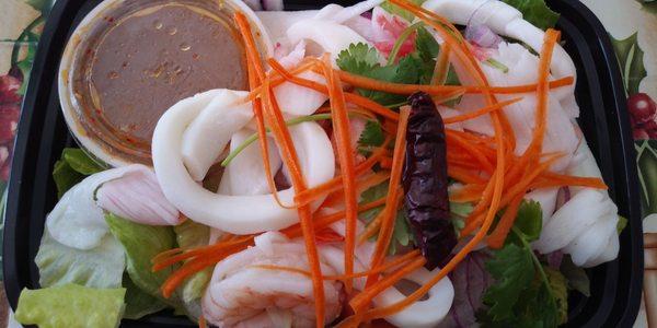 spicy seafood salad