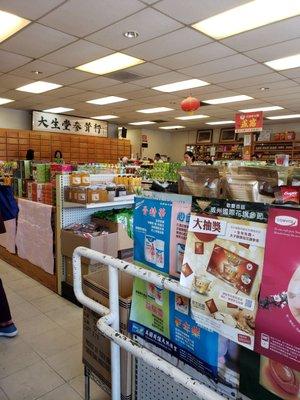 Interior of store