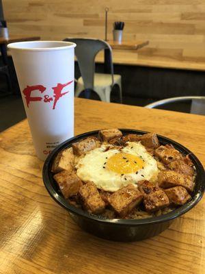 Kimchi Cheese Bowl & Reg Drink