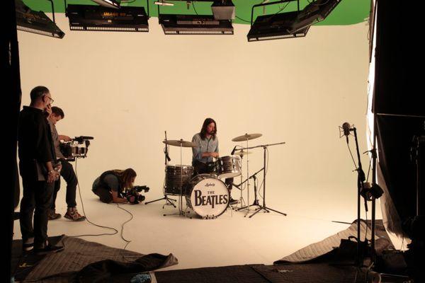 Behind The Scenes for The Beatles tribute with Dave Grohl, shot at Loyal Studios