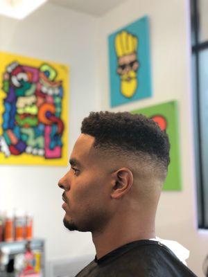 Classic medium skin fade