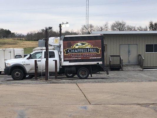 Chappell hill sausage delivery truck