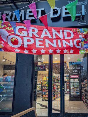 Grand opening of the deli