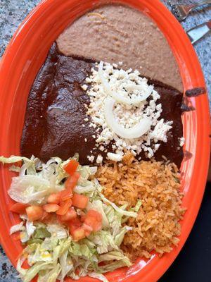 Enchiladas de Mole