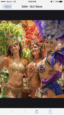 Emotiv dancers at a private holiday event performing samba