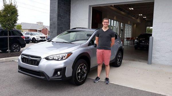 He wanted a manual transmission, we sai YES!Subaru still makes four models that come in manual Crosstrek, Impreza, BRZ and of course the WRX