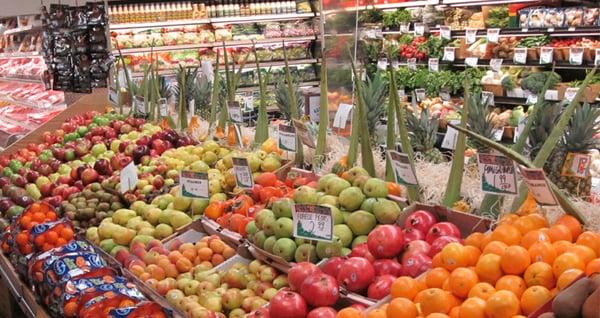 Largest selection of fruits and vegetable