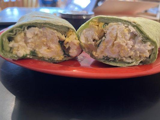 Spinach Florentine Burrito - yum