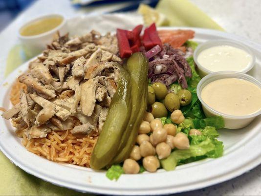 Chicken Shawarma Plate