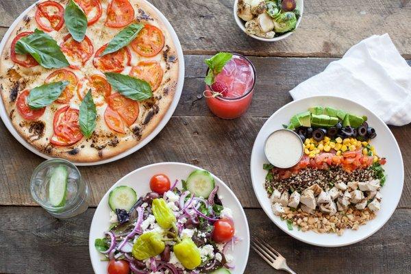 Artisan pizza's and award winning salads