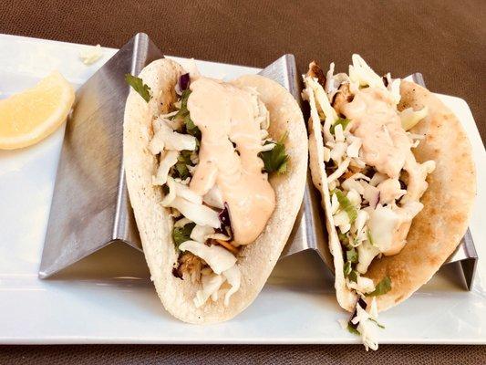 Halibut fish tacos