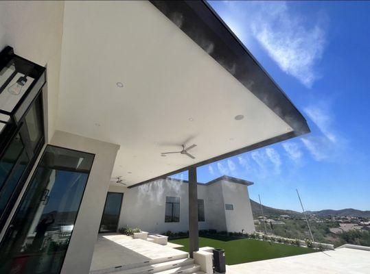 Built in architectural misting systems