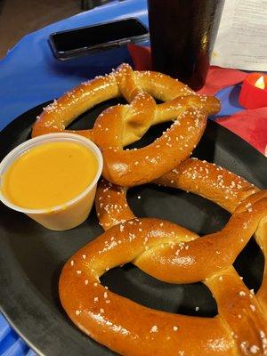 One order of pretzels!