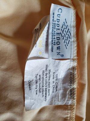 Sheet Tag - Made in China!