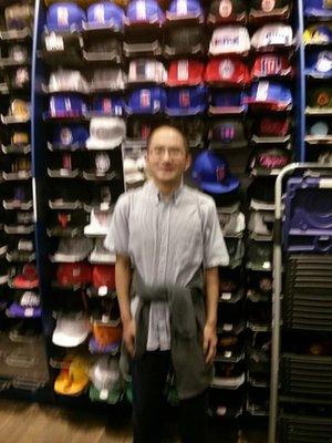 With a collection of Los Angeles Clippers hats 12-8-19!!!