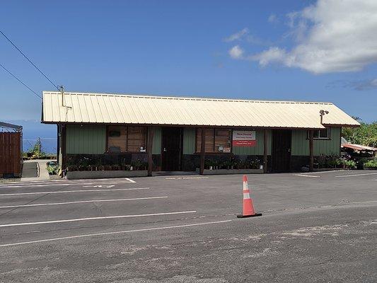 Side of the highway, restaurant.