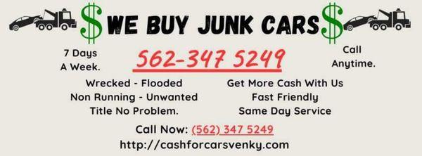 Cash For Junk Cars Venky Towing.