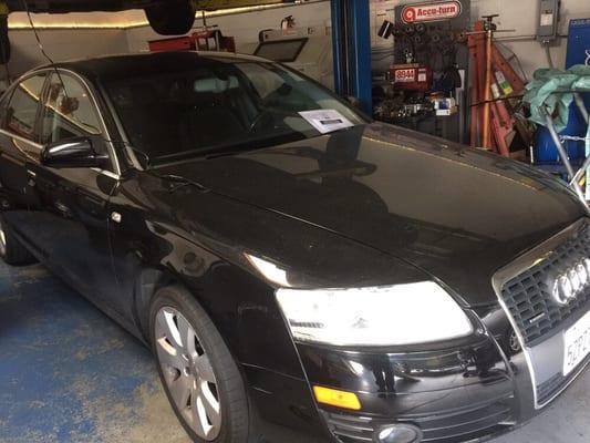 Audi A6, w/ engine swapped.