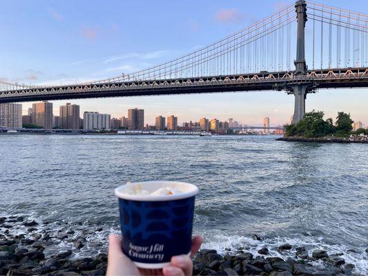 Ice cream with a view