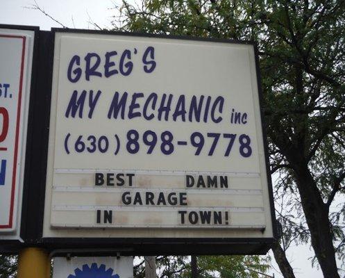 Greg's my Mechanic, yes he is !!