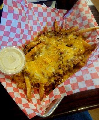 Wings and Chili Cheese Fries!